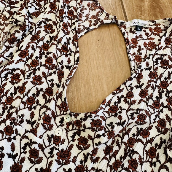 Floral mini dress - Picture 9 of 10